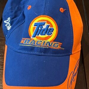 Tide Racing Blue and Orange Cap Ricky Craven NASCAR Baseball hat